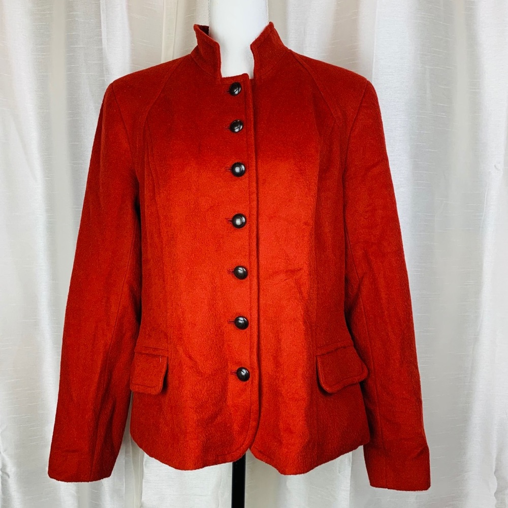 Baby Alpaca Military Jacket